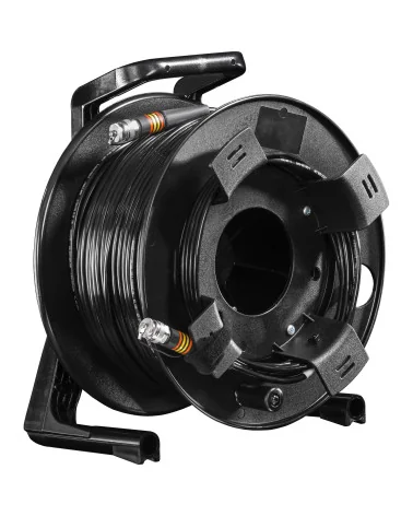 FieldCast 2Core SM Hybrid Heavy Duty 100m Câble fibre optique sur touret