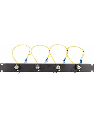 FieldCast Panel One 2Core SM Fiber to LC Duplex Converter