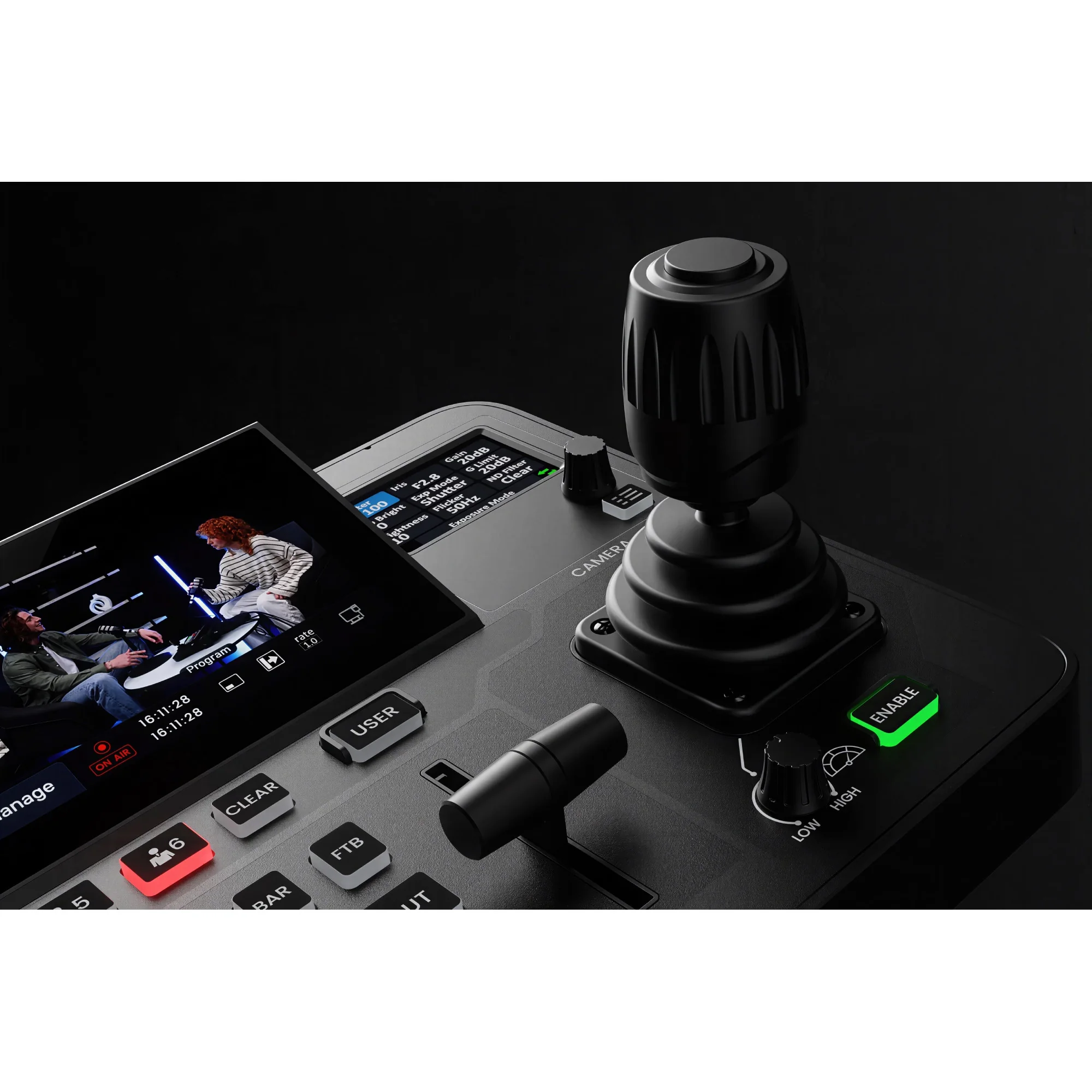 Telycam Mix One Mélangeur Vidéo & Contrôleur PTZ – joystick à effet Hall