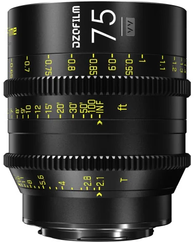 DZOFilm Vespid Prime 75mm T2.1 PL Mount + EF (VV/FF)