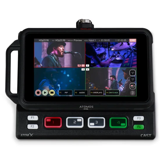 Atomos Ninja Cast | Video Mixer & Recorder, 4x HDMI, USB Streaming