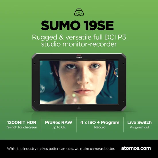 Atomos Sumo 19 SE | Enregistreur Moniteur & Mélangeur 19" 6K HDMI SDI