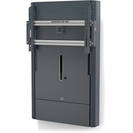 SMS Presence Speed Wall 600x400 DG | Support mural pour écran, Réglage manuel de la hauteur