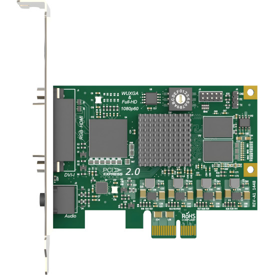 Magewell Pro Capture DVI (11030) | Carte d'acquisition vidéo PCIe Gen2 x1
