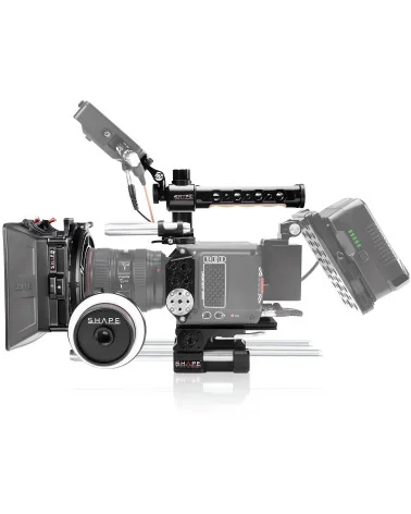 SHAPE RED KOMODO Production Pack Kit KOKIT | Plaque de base, Matte Box et Follow Focus