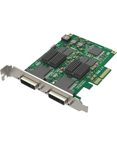 Magewell Pro Capture Dual DVI (11070) | Carte d'acquisition vidéo à deux canaux PCIe Gen2 x4