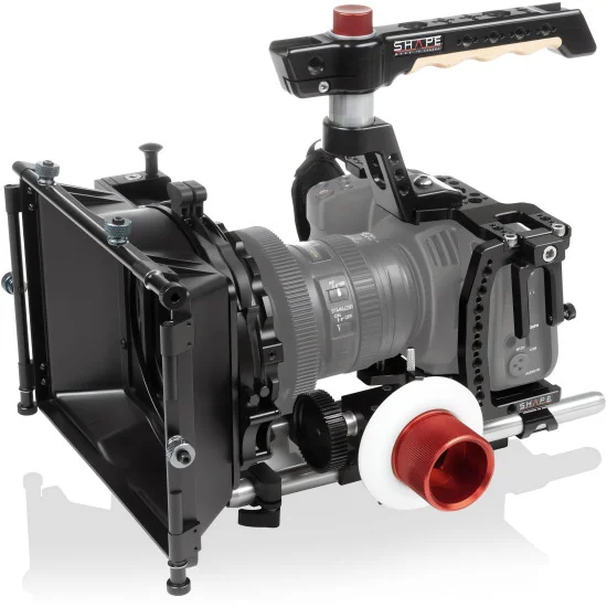 SHAPE Blackmagic Pocket Cinema 4K, 6K Kit BM4KIT | Baseplate, Matte Box & Follow Focus