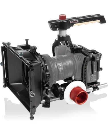 SHAPE Blackmagic Pocket Cinema 4K, 6K Kit BM4KIT | Plaque de base, Matte Box et Follow Focus