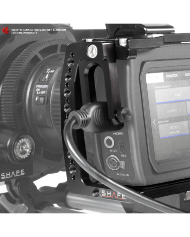SHAPE Blackmagic Pocket Cinema 4K, 6K Offset Shoulder Mount BM4KSMOF | Shoulder Rig & Top Handle