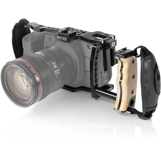 SHAPE Blackmagic Pocket Cinema 4K, 6K Handheld Cage BM4KHH | Camera Cage