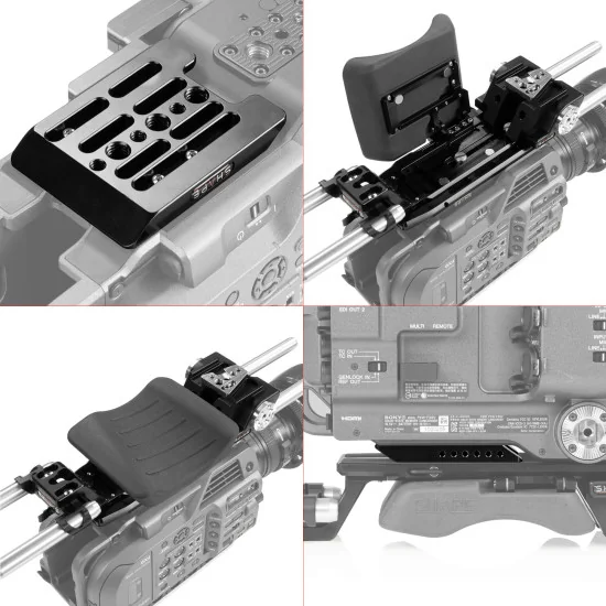 SHAPE Sony FX9 Kit FX9KIT | Crosse d’épaule, Poignée Supérieure, Matte Box et Follow Focus