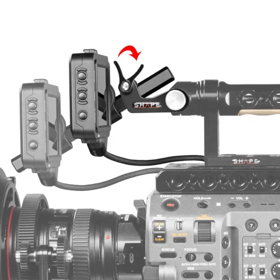 SHAPE Sony FX9 Kit FX9KIT | Crosse d’épaule, Poignée Supérieure, Matte Box et Follow Focus