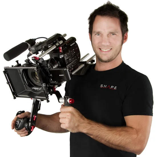 SHAPE Sony FS5, FS5M2 Bundle Rig FS5BRFFP | Shoulder Rig & Follow Focus