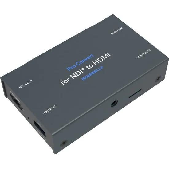 Magewell Pro Convert for NDI® to HDMI (64102) | Décodeur, Convertisseur NDI vers HDMI