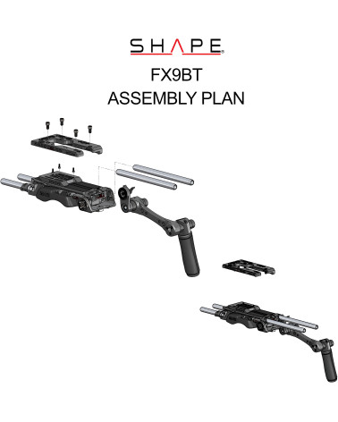 SHAPE Sony FX9 Kit FX9BT | Crosse d’épaule