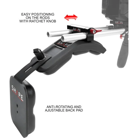 SHAPE Sony A7 III, A7R III Offset Shoulder Mount A73SM-OF | Shoulder Rig & Top Handle