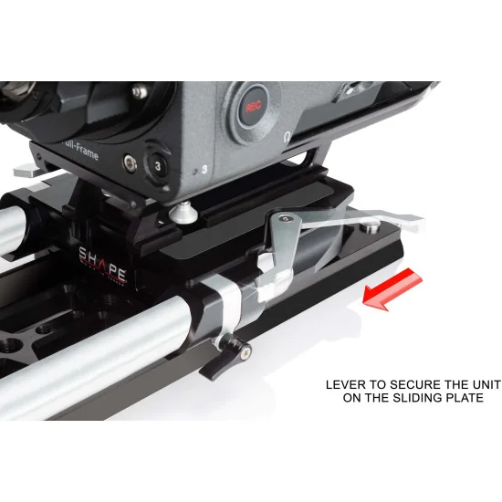 SHAPE Sony Venice 19mm Studio Sliding Baseplate VN19D | Plaque de base & Système Rod