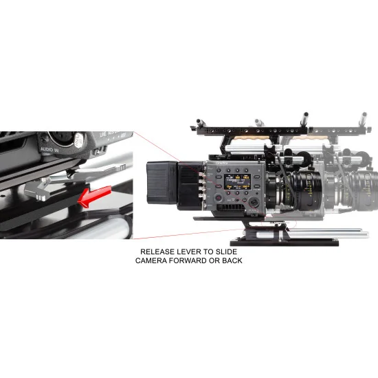 SHAPE Sony Venice 19mm Studio Sliding Baseplate VN19D | Baseplate & Rod System