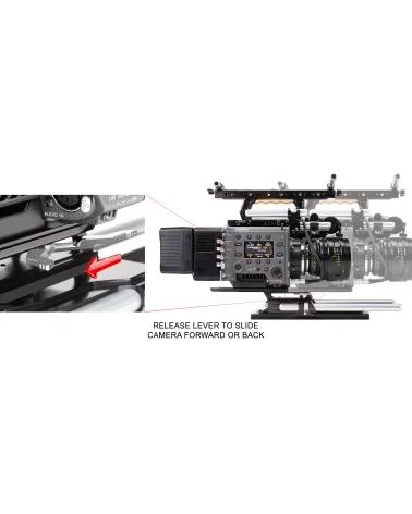 SHAPE Sony Venice 19mm Studio Sliding Baseplate VN19D | Baseplate & Rod System