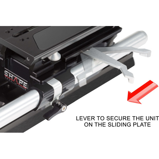 SHAPE Sony Venice 15mm Studio Sliding Baseplate VN15D | Baseplate & Rod System