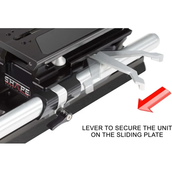 SHAPE Sony Venice 15mm Studio Sliding Baseplate VN15D | Plaque de base & Système Rod