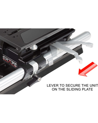 SHAPE Sony Venice 15mm Studio Sliding Baseplate VN15D | Baseplate & Rod System