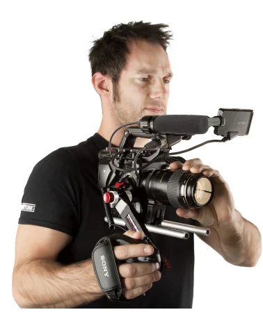 SHAPE Sony FS5, FS5M2 Kit FS5BASEKIT | Plaque de base, Plaque supérieure & Poignée d'extension