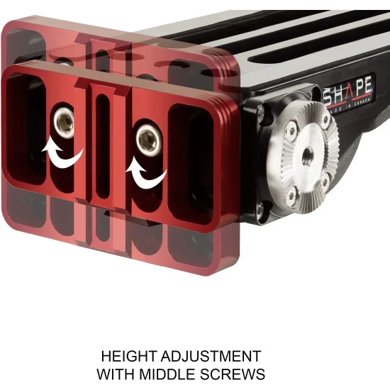 SHAPE Sony FS5, FS5M2 V-Lock Quick Release with Metabones Support FS5BP | Baseplate & Rod System