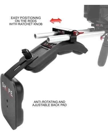 SHAPE Sony FX3, FX30 Shoulder Mount FX3SM | Shoulder Rig