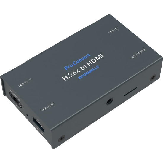 Magewell Pro Convert for H.26x to HDMI (64132) | Decoder, H.264/H.265 to HDMI Converter