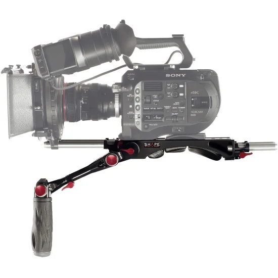 SHAPE Sony FS7, FS7M2 V-Lock Quick Release FS7BP | Baseplate & Rod System