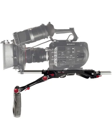 SHAPE Sony FS7, FS7M2 V-Lock Quick Release FS7BP | Baseplate & Rod System