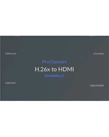 Magewell Pro Convert for H.26x to HDMI (64132) | Décodeur, Convertisseur H.264/H.265 vers HDMI