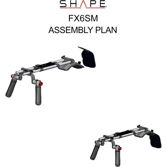 SHAPE Sony FX6 Shoulder Mount FX6SM | Crosse d’épaule