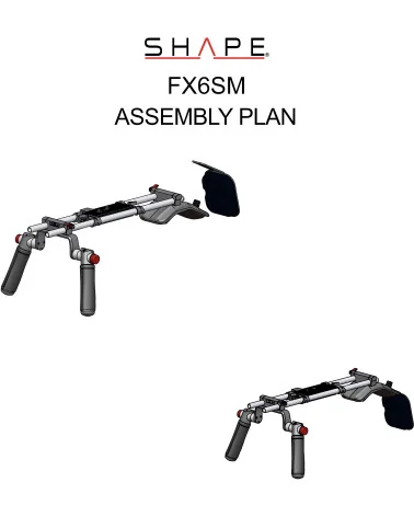 SHAPE Sony FX6 Shoulder Mount FX6SM | Crosse d’épaule