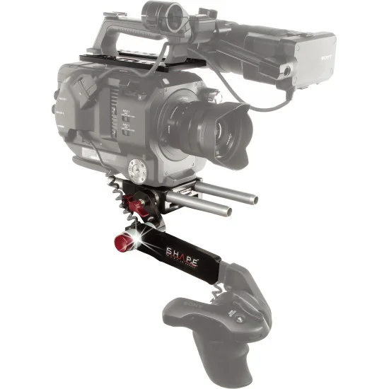 SHAPE Sony FS7 Lightweight Bundle Rig FS7LWBR | Plaque de base, Plaque supérieure & Poignée d'extension