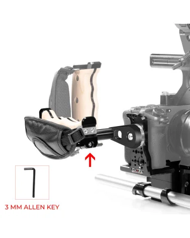 SHAPE Sony FX3, FX30 Cage 15mm LW FX3ROD | Baseplate, Rod System