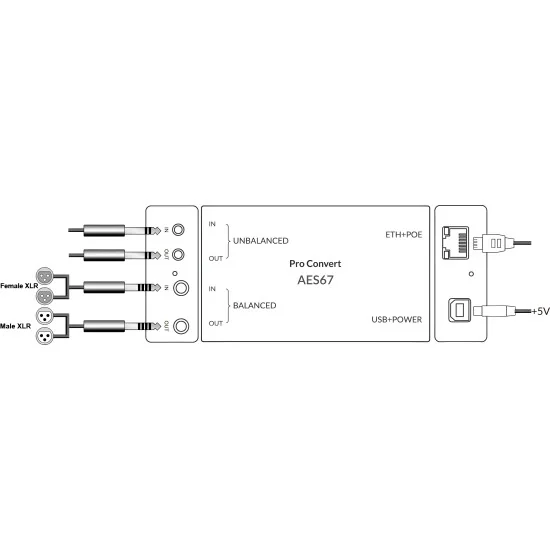 Magewell Pro Convert AES67 (64240) Convertisseur audio