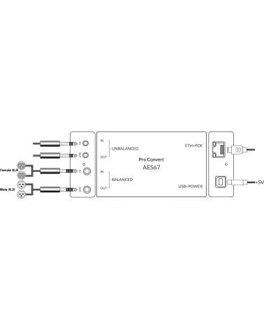 Magewell Pro Convert AES67 (64240) Convertisseur audio