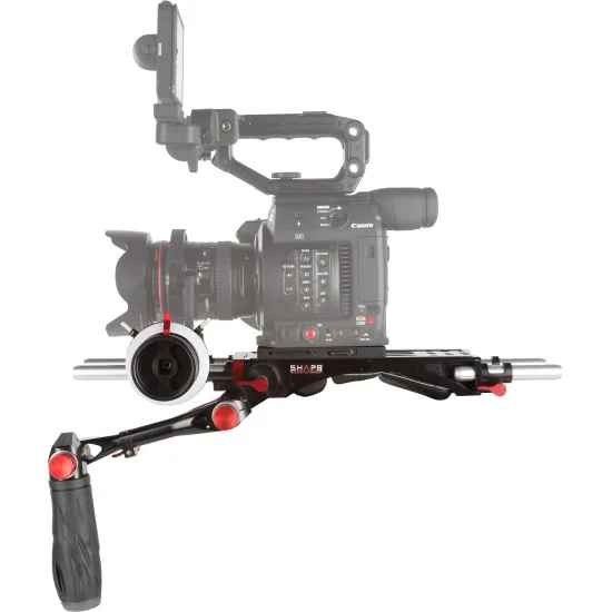 SHAPE Canon C200, C200B Bundle Rig C2BRFFP | Shoulder Rig & Follow Focus