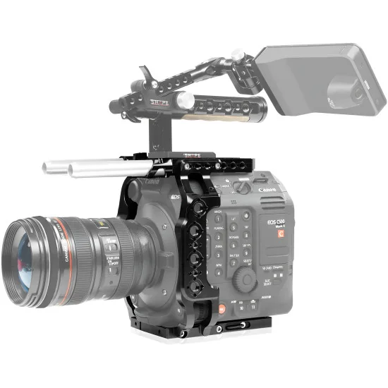 SHAPE Canon C500 Mark II, C300 Mark III Pro Shoulder Rig Kit C52BRFFP | Crosse d’épaule et Follow Focus