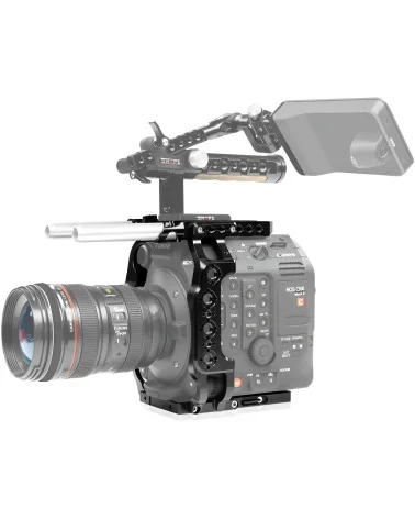 SHAPE Canon C500 Mark II, C300 Mark III Pro Shoulder Rig Kit C52BRFFP | Crosse d’épaule et Follow Focus