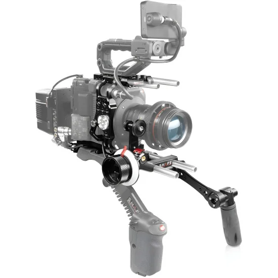 SHAPE Canon C500 Mark II, C300 Mark III Pro Shoulder Rig Kit C52BRFFP | Crosse d’épaule et Follow Focus