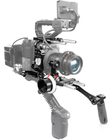 SHAPE Canon C500 Mark II, C300 Mark III Pro Shoulder Rig Kit C52BRFFP | Crosse d’épaule et Follow Focus