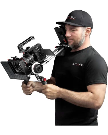 SHAPE Canon R5C, R5, R6 Shoulder Mount Kit R5CSMKIT | Shoulder Rig, Matte Box & Follow Focus