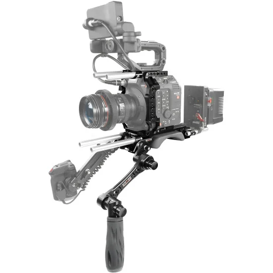 SHAPE Canon C500 Mark II, C300 Mark III Pro Shoulder Rig Kit C52BR | Crosse d’épaule