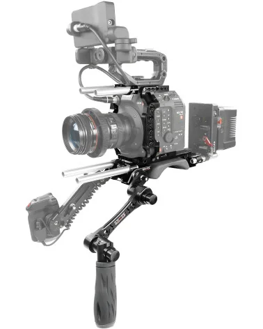 SHAPE Canon C500 Mark II, C300 Mark III Pro Shoulder Rig Kit C52BR | Crosse d’épaule