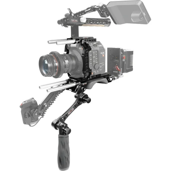 SHAPE Canon C500 Mark II, C300 Mark III Pro Shoulder Rig Kit C52BR | Crosse d’épaule