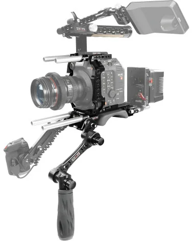 SHAPE Canon C500 Mark II, C300 Mark III Pro Shoulder Rig Kit C52BR | Crosse d’épaule