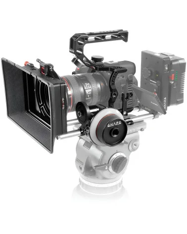 SHAPE Canon R5C, R5, R6 Cage Kit R5CKIT | Plaque de base, Matte Box et Follow Focus